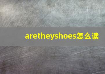 aretheyshoes怎么读