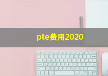 pte费用2020