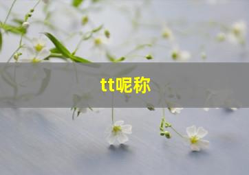 tt呢称