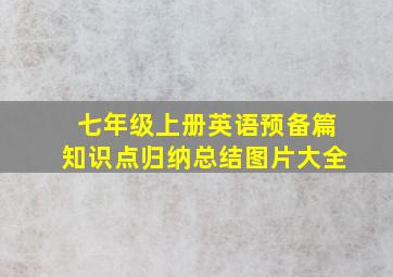 七年级上册英语预备篇知识点归纳总结图片大全