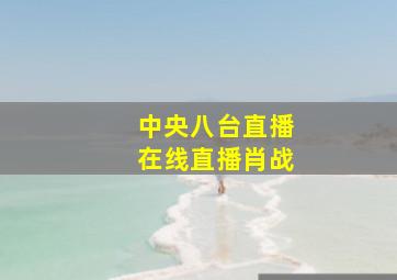 中央八台直播在线直播肖战