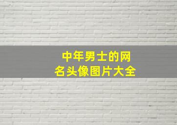 中年男士的网名头像图片大全