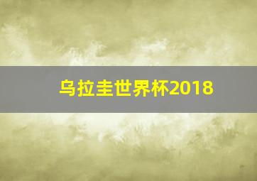 乌拉圭世界杯2018