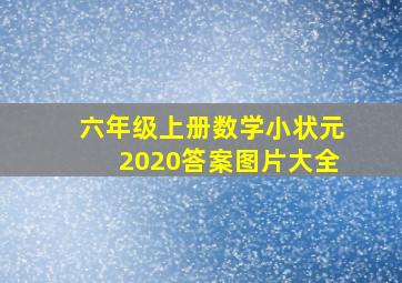 六年级上册数学小状元2020答案图片大全