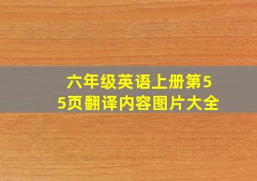 六年级英语上册第55页翻译内容图片大全