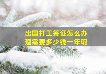 出国打工签证怎么办理需要多少钱一年呢