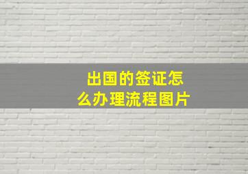 出国的签证怎么办理流程图片