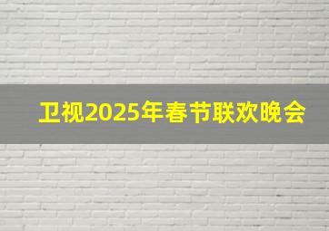 卫视2025年春节联欢晚会