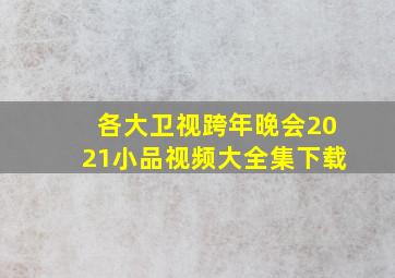 各大卫视跨年晚会2021小品视频大全集下载