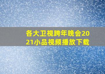 各大卫视跨年晚会2021小品视频播放下载