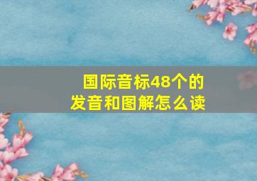 国际音标48个的发音和图解怎么读