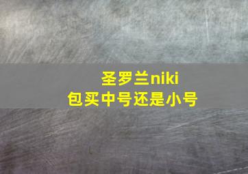 圣罗兰niki包买中号还是小号