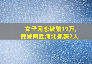 女子网恋被骗19万,民警两赴河北抓获2人