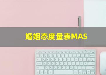 婚姻态度量表MAS