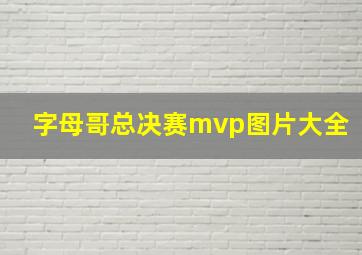 字母哥总决赛mvp图片大全