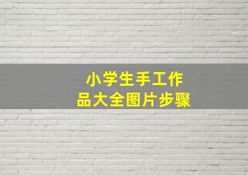 小学生手工作品大全图片步骤