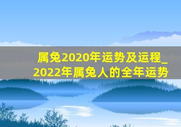 属兔2020年运势及运程_2022年属兔人的全年运势