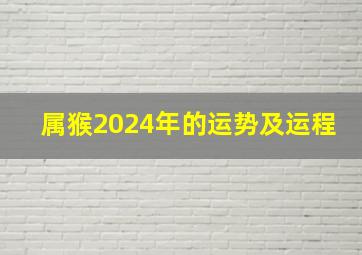 属猴2024年的运势及运程