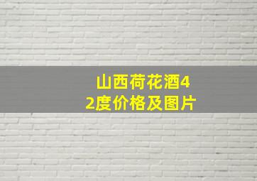 山西荷花酒42度价格及图片