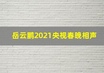 岳云鹏2021央视春晚相声