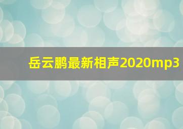 岳云鹏最新相声2020mp3