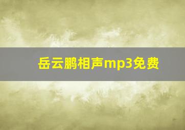 岳云鹏相声mp3免费