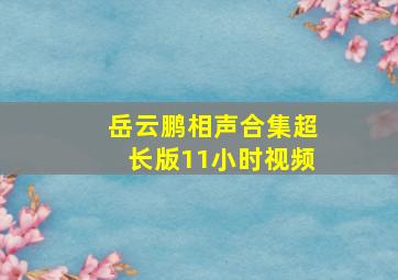 岳云鹏相声合集超长版11小时视频