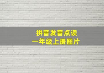 拼音发音点读一年级上册图片