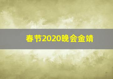 春节2020晚会金靖