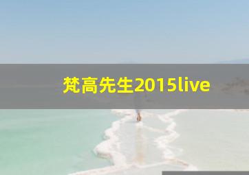 梵高先生2015live