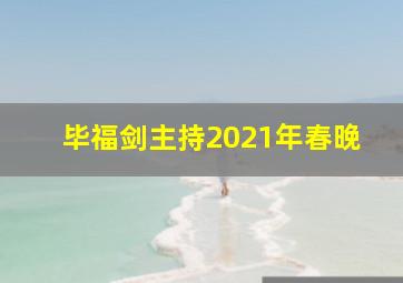 毕福剑主持2021年春晚