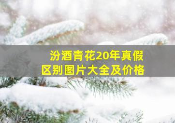 汾酒青花20年真假区别图片大全及价格