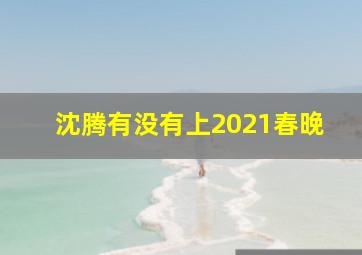 沈腾有没有上2021春晚