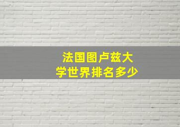 法国图卢兹大学世界排名多少