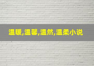 温暖,温馨,温然,温柔小说