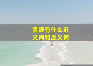 温暖有什么近义词和反义词