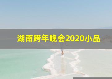 湖南跨年晚会2020小品