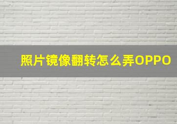 照片镜像翻转怎么弄OPPO