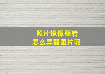 照片镜像翻转怎么弄醒图片呢