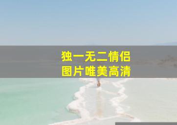 独一无二情侣图片唯美高清