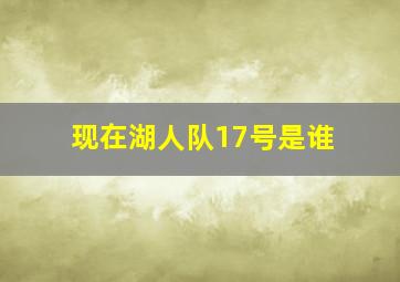 现在湖人队17号是谁