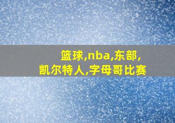 篮球,nba,东部,凯尔特人,字母哥比赛