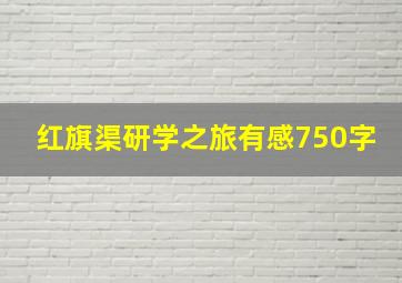 红旗渠研学之旅有感750字