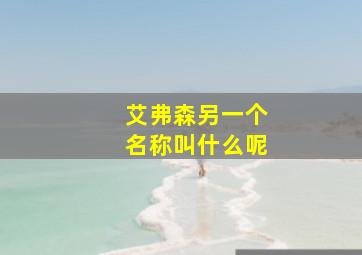 艾弗森另一个名称叫什么呢