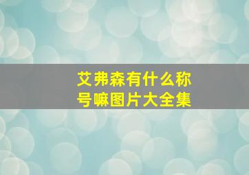 艾弗森有什么称号嘛图片大全集