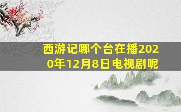 西游记哪个台在播2020年12月8日电视剧呢