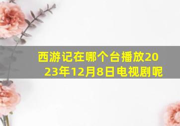 西游记在哪个台播放2023年12月8日电视剧呢