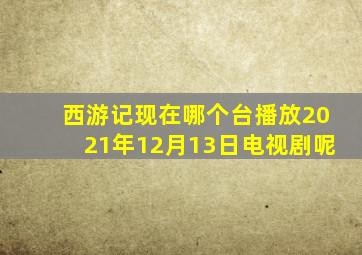 西游记现在哪个台播放2021年12月13日电视剧呢