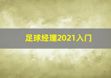 足球经理2021入门