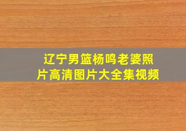 辽宁男篮杨鸣老婆照片高清图片大全集视频